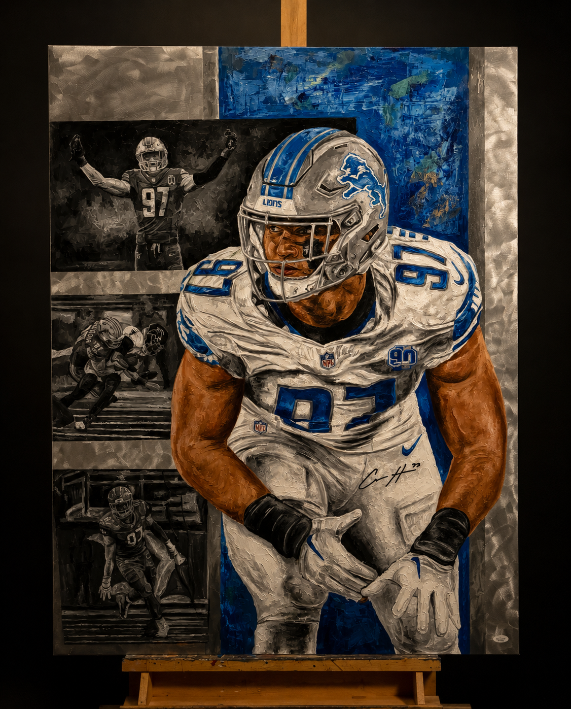 Aidan Hutchinson - Pure Grit | REFYNED Fine Art