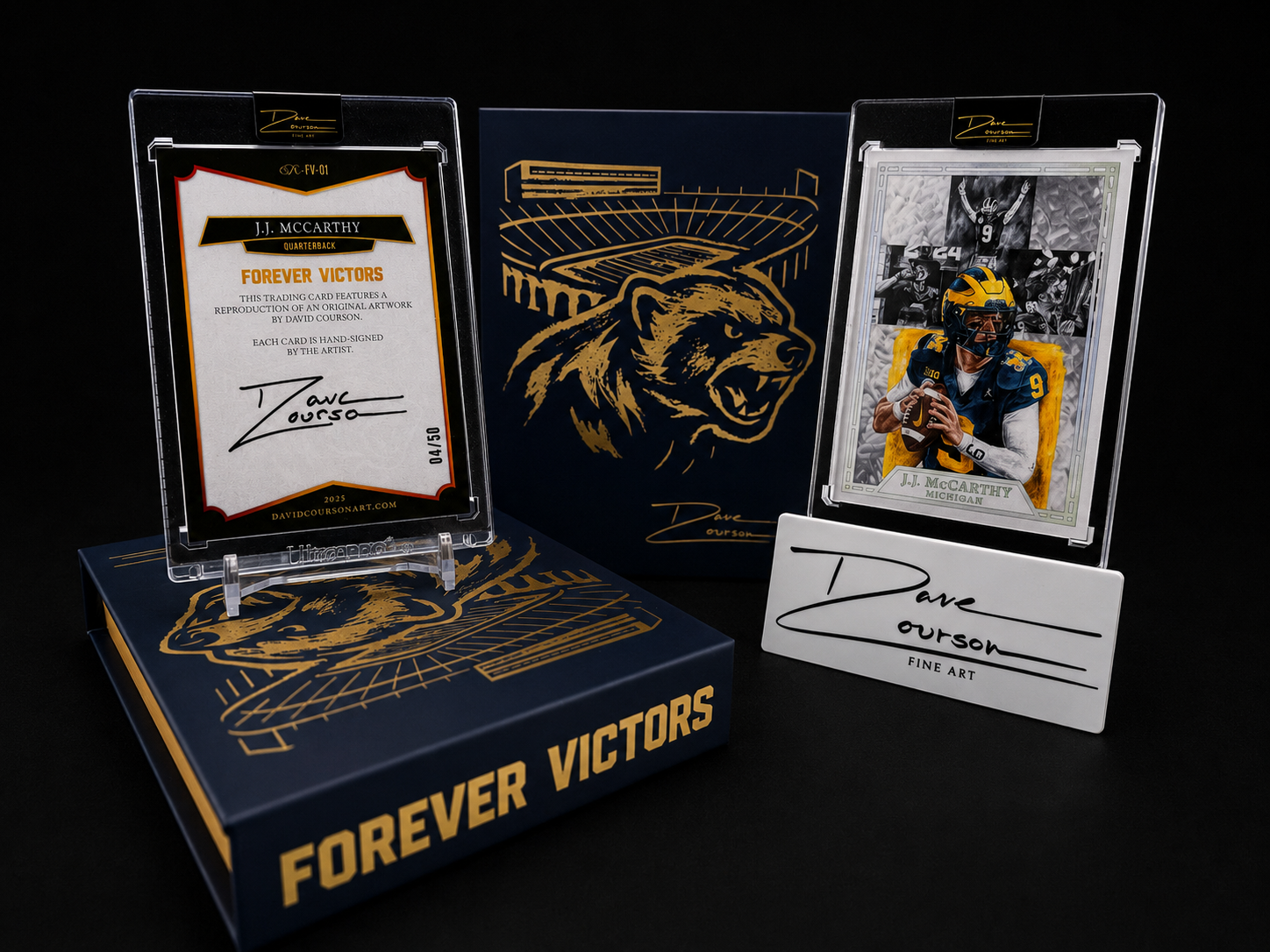 JJ McCarthy Forever Victors Trading Card